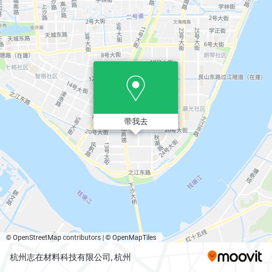 杭州志在材料科技有限公司地图