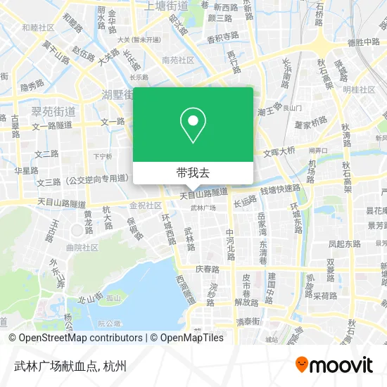 武林广场献血点地图