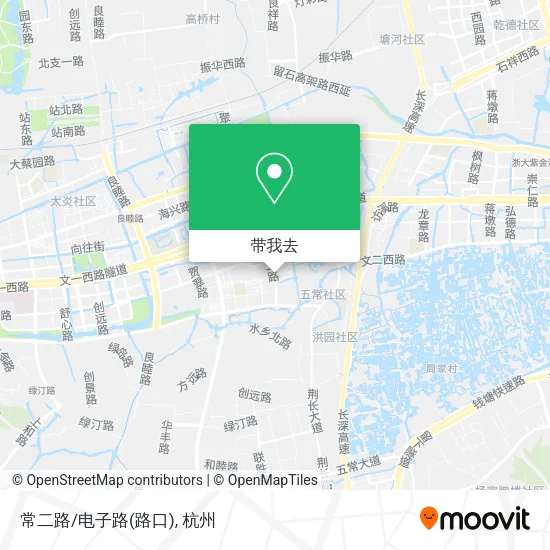 常二路/电子路(路口)地图