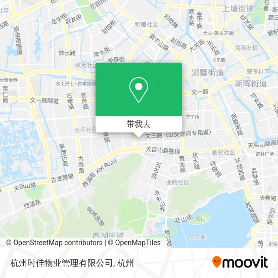 杭州时佳物业管理有限公司地图