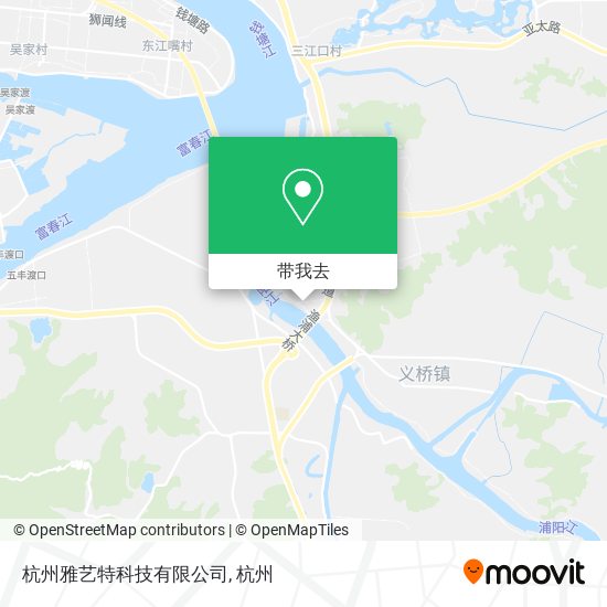 杭州雅艺特科技有限公司地图