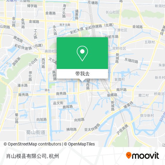 肖山模县有限公司地图