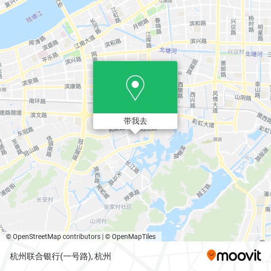 杭州联合银行(一号路)地图