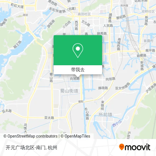 开元广场北区-南门地图
