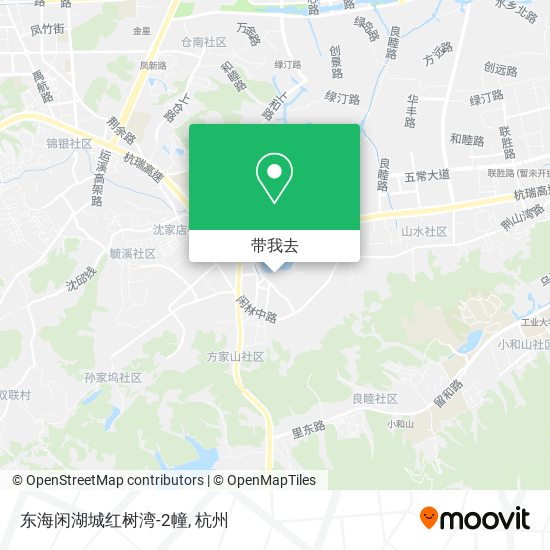 东海闲湖城红树湾-2幢地图