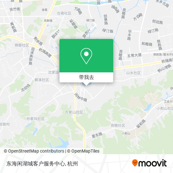 东海闲湖城客户服务中心地图
