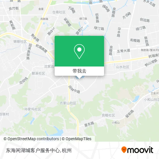 东海闲湖城客户服务中心地图