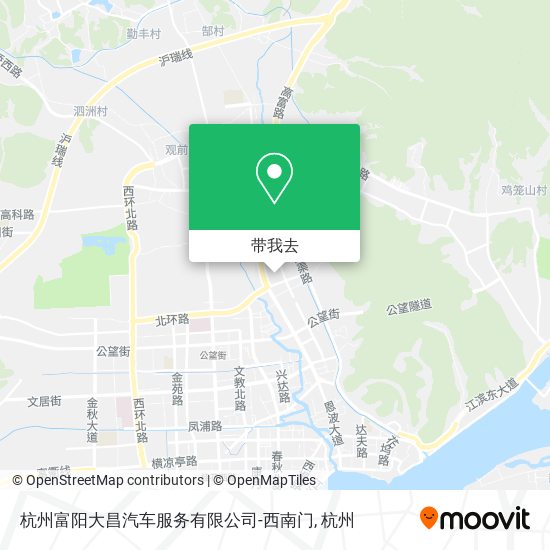 杭州富阳大昌汽车服务有限公司-西南门地图
