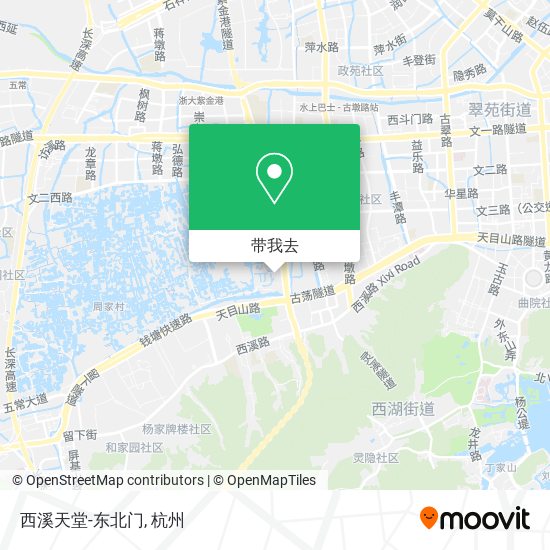 西溪天堂-东北门地图