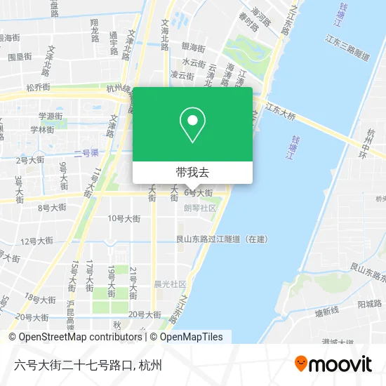 六号大街二十七号路口地图