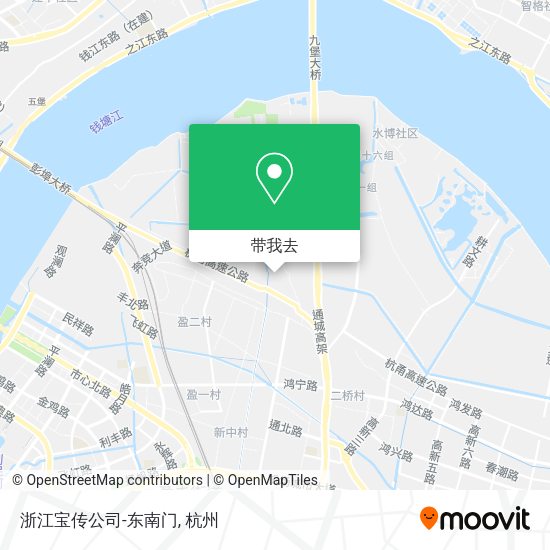 浙江宝传公司-东南门地图