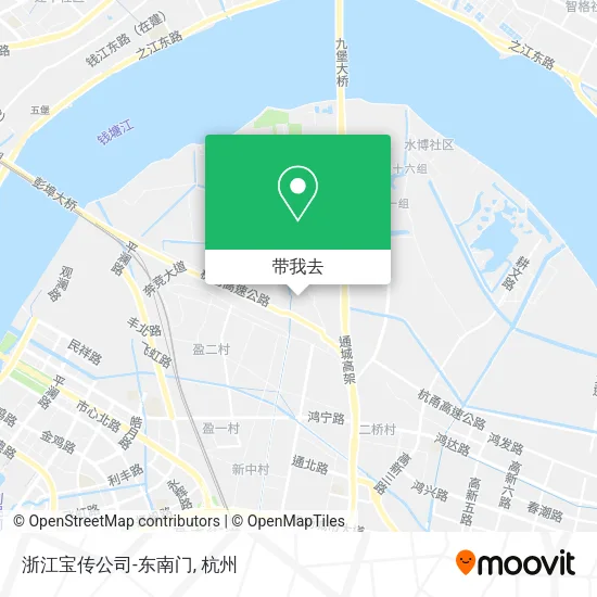 浙江宝传公司-东南门地图