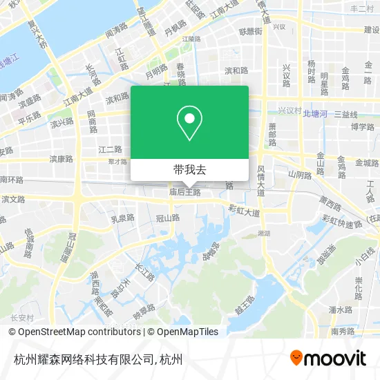 杭州耀森网络科技有限公司地图