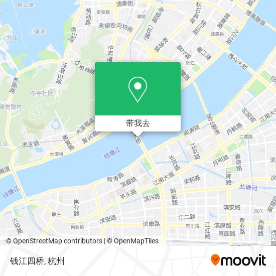 钱江四桥地图