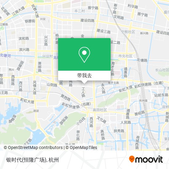 银时代(恒隆广场)地图