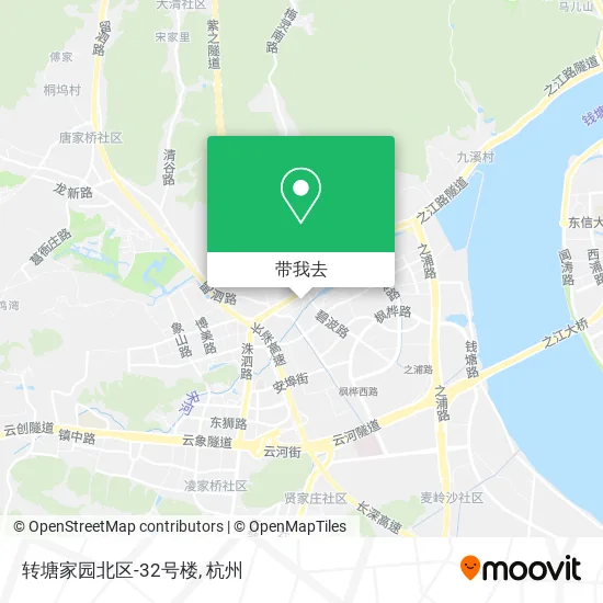 转塘家园北区-32号楼地图