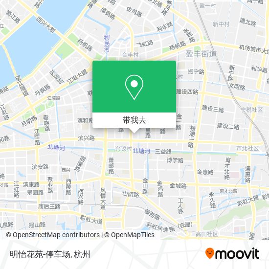 明怡花苑-停车场地图