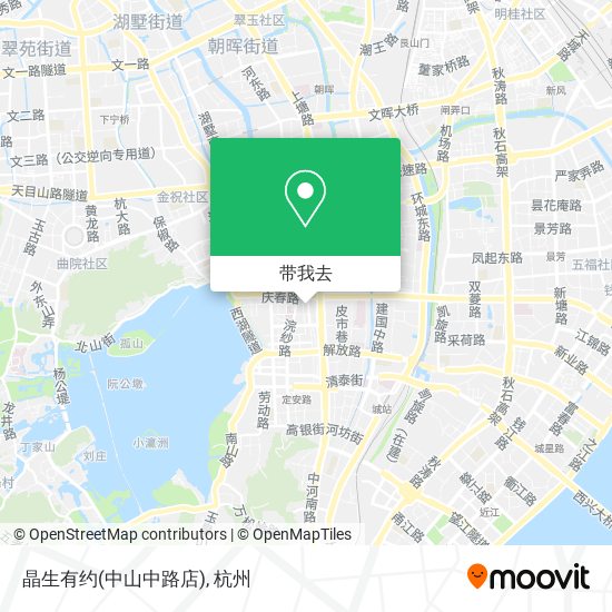 晶生有约(中山中路店)地图