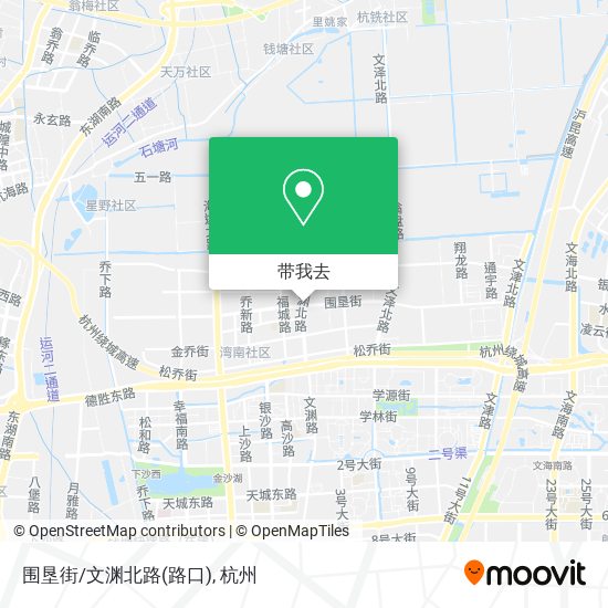 围垦街/文渊北路(路口)地图