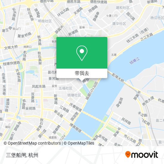 三堡船闸地图