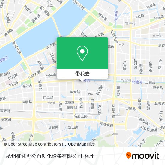 杭州征途办公自动化设备有限公司地图