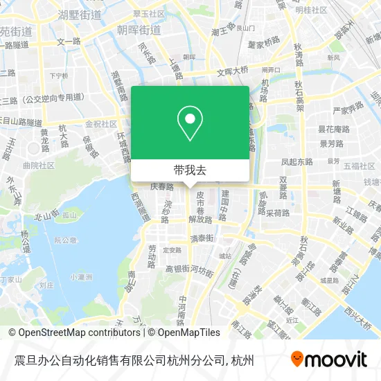 震旦办公自动化销售有限公司杭州分公司地图