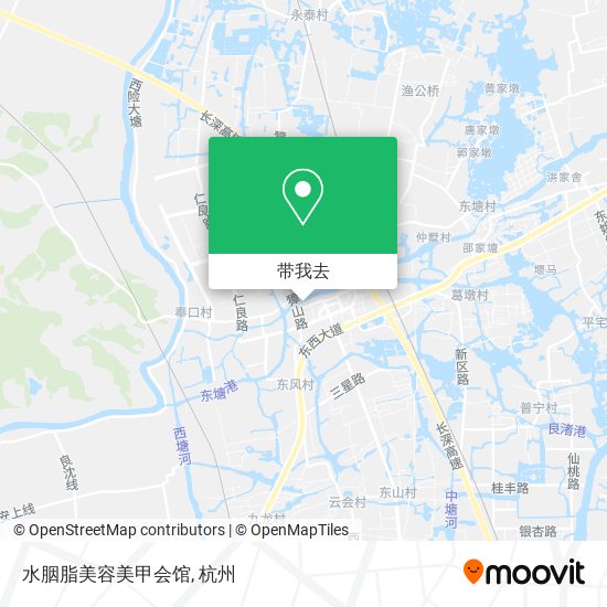水胭脂美容美甲会馆地图