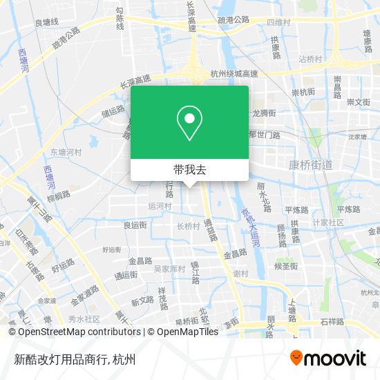 新酷改灯用品商行地图