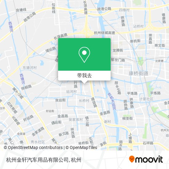 杭州金轩汽车用品有限公司地图