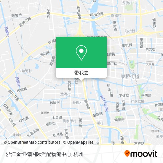 浙江金恒德国际汽配物流中心地图