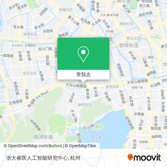 浙大睿医人工智能研究中心地图