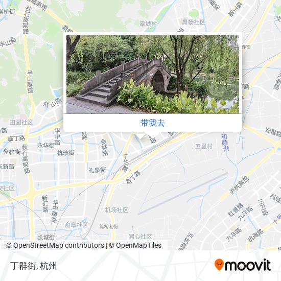 丁群街地图