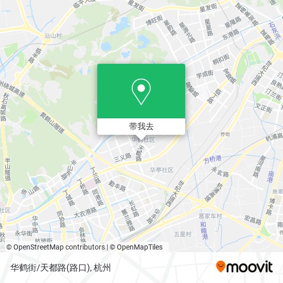 华鹤街/天都路(路口)地图