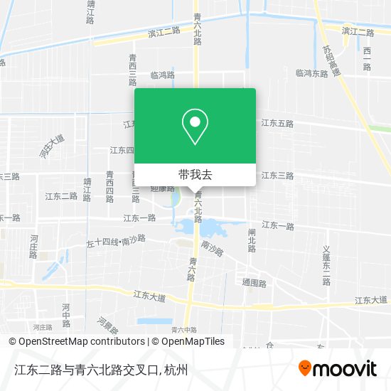 江东二路与青六北路交叉口地图