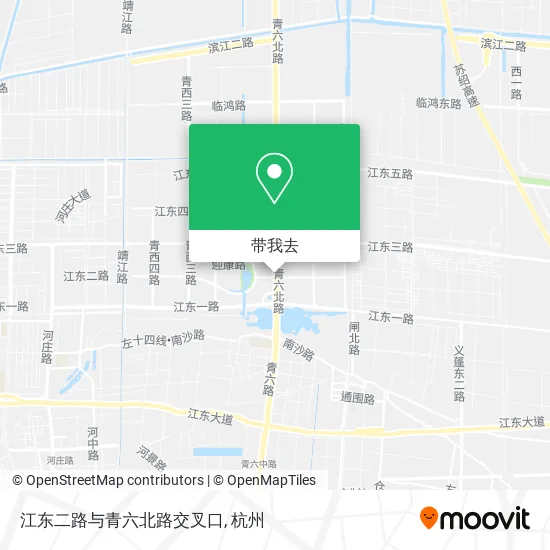 江东二路与青六北路交叉口地图