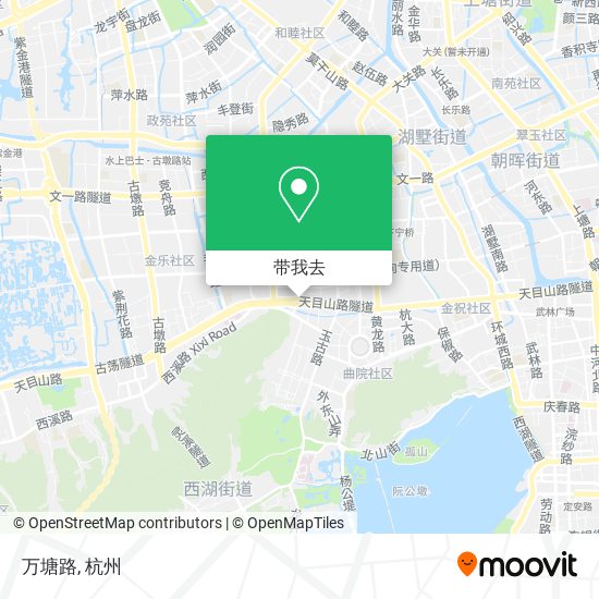 万塘路地图