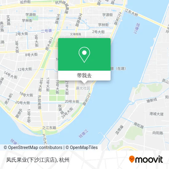 凤氏果业(下沙江滨店)地图