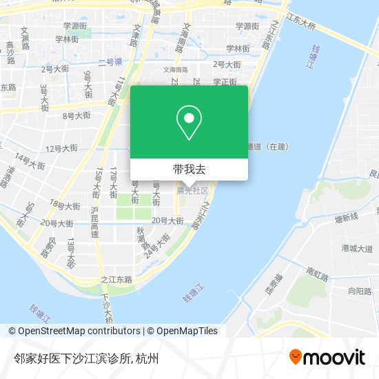 邻家好医下沙江滨诊所地图