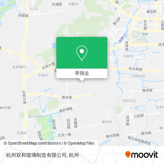 杭州双和玻璃制造有限公司地图