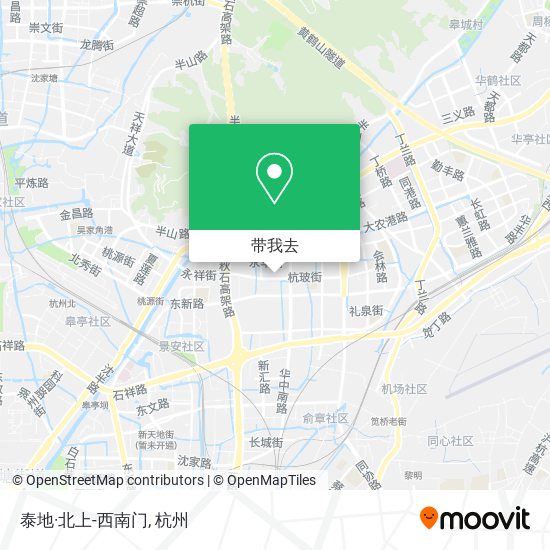 泰地·北上-西南门地图