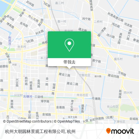 杭州大朝园林景观工程有限公司地图