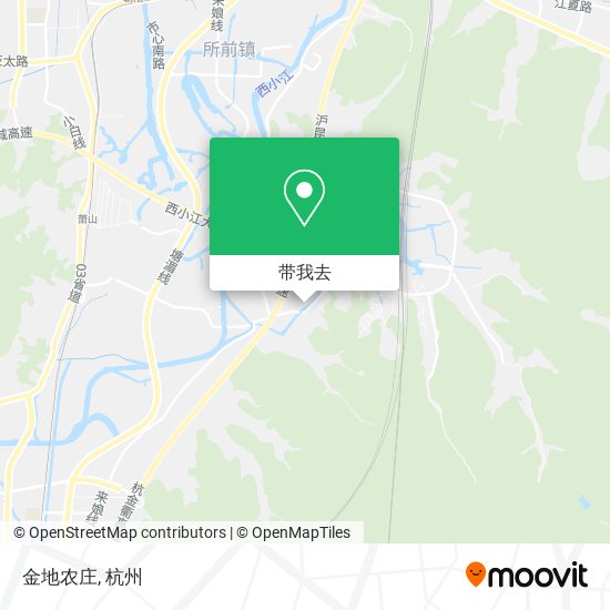金地农庄地图