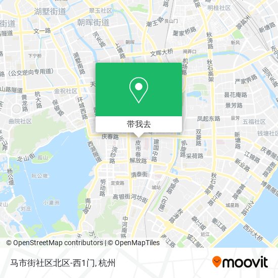 马市街社区北区-西1门地图