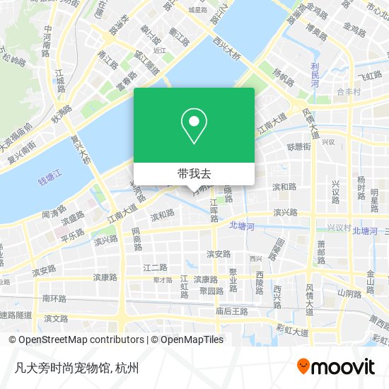 凡犬旁时尚宠物馆地图