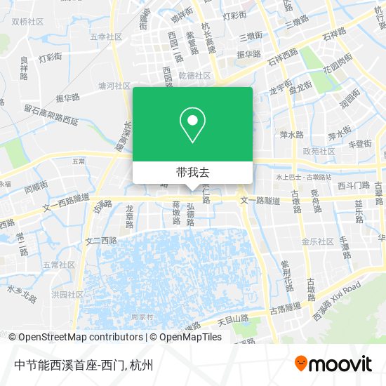中节能西溪首座-西门地图