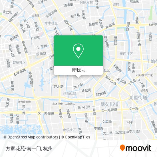 方家花苑-南一门地图