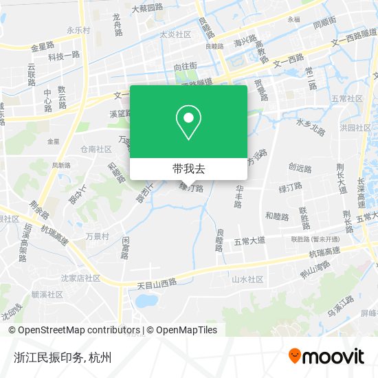 浙江民振印务地图