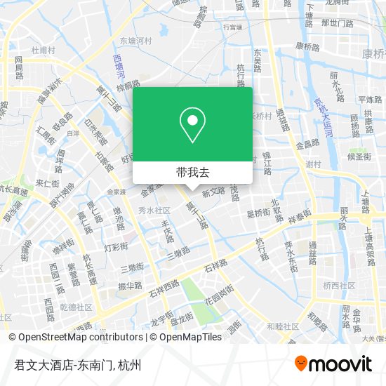君文大酒店-东南门地图