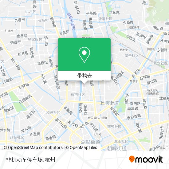 非机动车停车场地图
