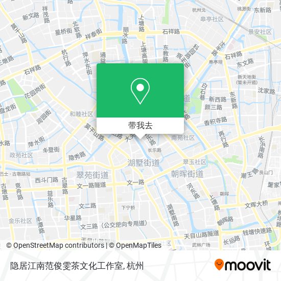 隐居江南范俊雯茶文化工作室地图